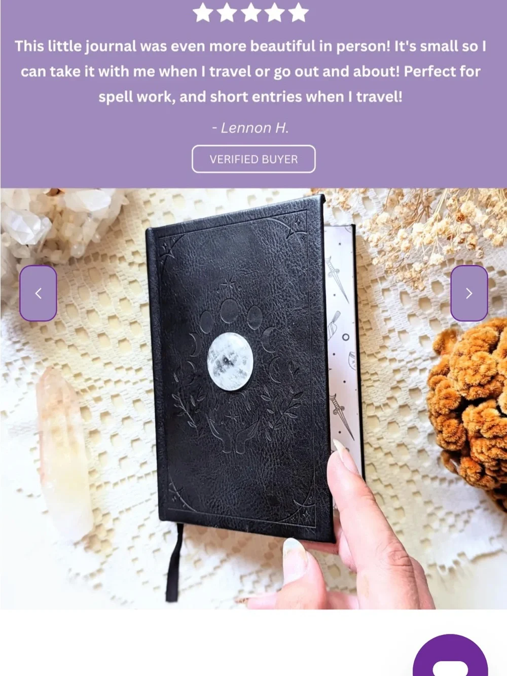 Goddess Provisions Mystical Musings Divination Diary NWT gift whimsigoth witch